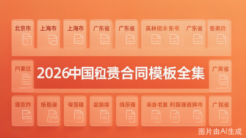 2026年全国租房合同模板合集免费下载 | 34省市标准Word文档范本大全-瑞库素材 - 精品虚拟素材资源库
